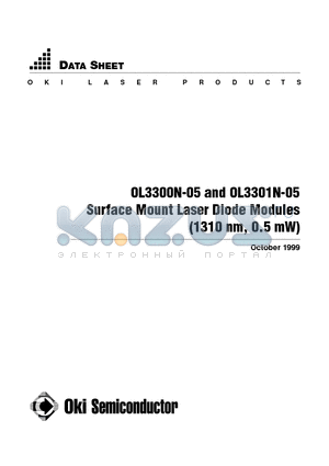 OL3300N-05 datasheet - Surface Mount Laser Diode Modules (1310 nm, 0.5 mW)