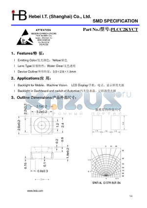 PLCC2KYCT datasheet - SMD