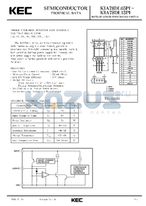 KIA78DL06PI datasheet - BIPOLAR LINEAR INTEGRATED CIRCUIT (THREE TERMINAL POSITIVE LOW DROPOUT VOLTAGE REGULATOR)