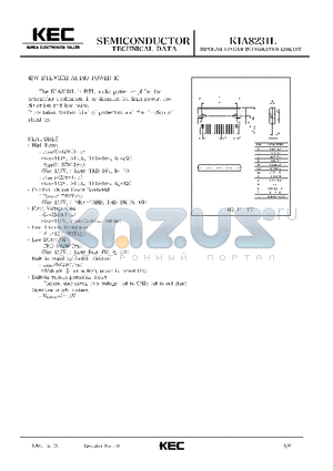 KIA8231L datasheet - BIPOLAR LINEAR INTEGRATED CIRCUIT (42W BTL X 2CH AUDIO POWER IC)