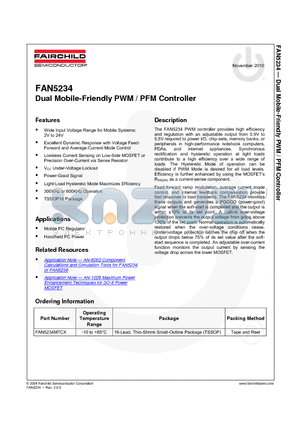 MBR05S0L datasheet - Dual Mobile-Friendly PWM / PFM Controller