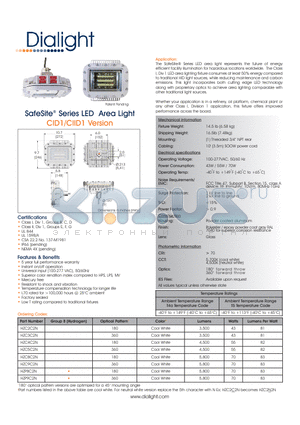 HZC2C2N datasheet - SafeSite^ Series LED Area Light