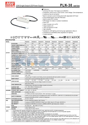 PLN-30-27 datasheet - PLN-30_12