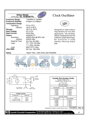 NE3291-44.736 datasheet - Clock Oscillator 14 Pin Dip, 5V, HCMOS/TTL