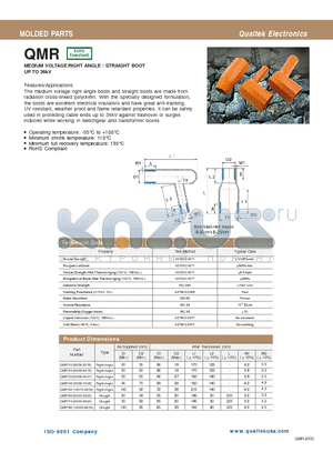 QMR130 datasheet - MOLDED PARTS