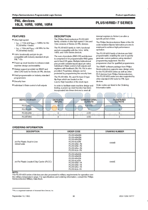 PLUS16R6DN datasheet - PAL devices