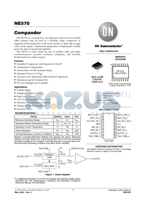 NE570DR2 datasheet - Compandor