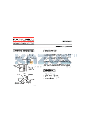 QSA157 datasheet - OPTOLOGIC