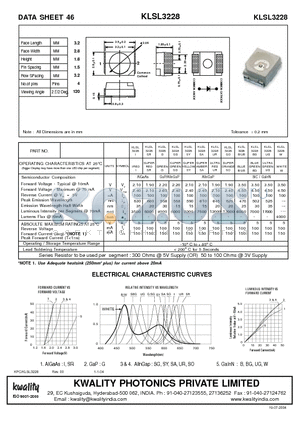 KLSL3228 datasheet - KLSL3228