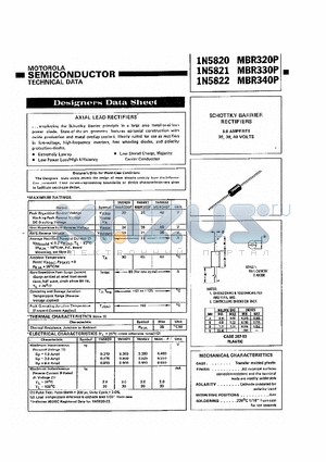 MBR330P datasheet - SCHOTTKY BARRIER RECTIFIERS