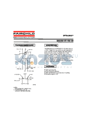 QSE156 datasheet - OPTOLOGIC