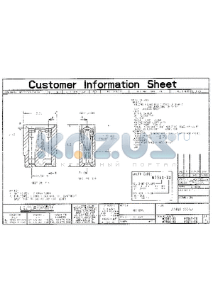 M7567-05 datasheet - JUMPER SOCKET