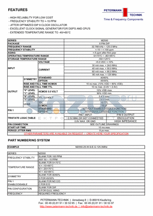 M2550 datasheet - HIGH RELIABILITY FOR LOW COST