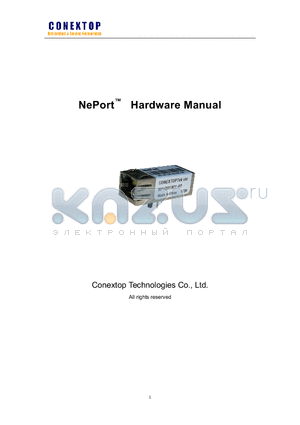 NEPORT datasheet - Serial to ethernet,ethernet to serial module,Serial to IP,RS232 interface