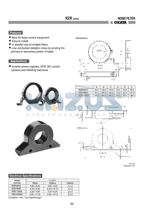 RZR-6815 datasheet - NOISE FILTER