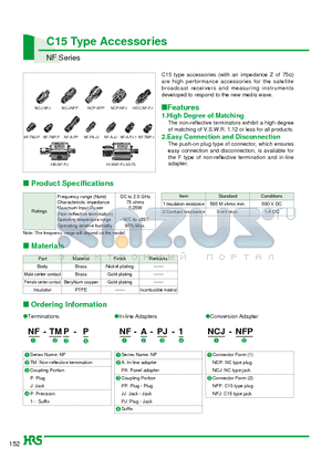 NF-PA-JJ-1 datasheet - C15 Type Accessories