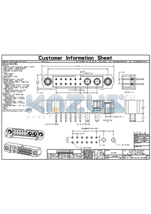 M80-5T11205M1-02-331 datasheet - JACKSCREW DATAMATE MIXED TECHNOLOGY PC TAIL MALE ASSEMBLY