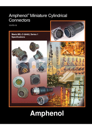 MS3116F-8-4P datasheet - Meets MIL-C-26482, Series 1 Specifications