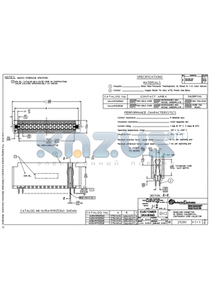 NJ15A191925360 datasheet - EDGECARD CONNECTOR, NJ SERIES