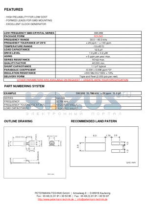 SM-26B datasheet - HIGH RELIABILITY FOR LOW COST FORMED LEADS FOR SMD-MOUNTING