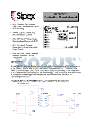 SP6655ER datasheet - Evaluation Board Manual