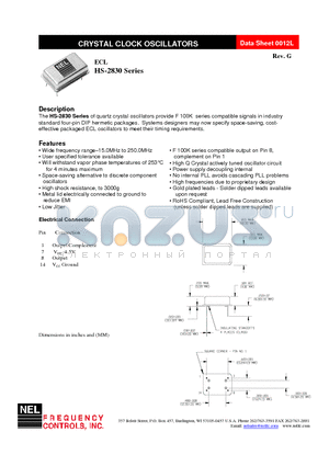 SM-A283B-FREQ datasheet - CRYSTAL CLOCK OSCILLATORS