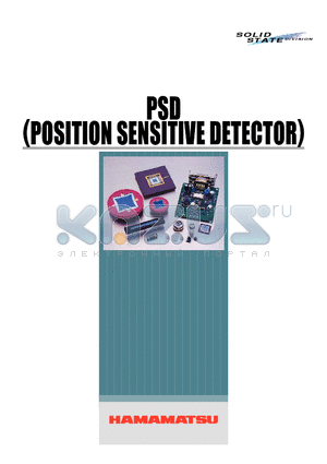 S7848-01 datasheet - POSITION SENSITIVE DETECTOR