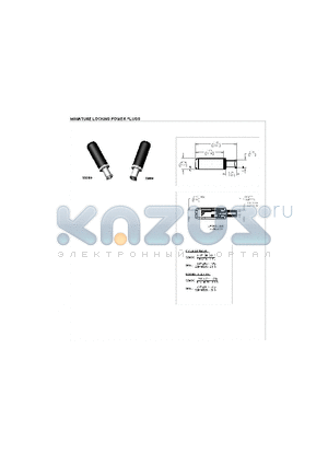 S760BK datasheet - MINIA TURE LOCKING POWER PLUGS