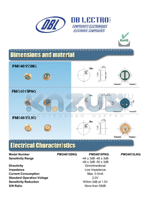 PMO4015LNQ datasheet - Within-3dB at 1.5V