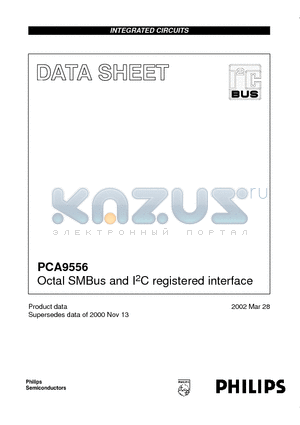 PCA9556 datasheet - Octal SMBus and I2C registered interface