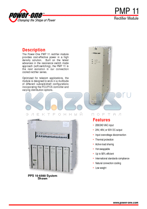 PMP11.60 datasheet - Rectifier Module