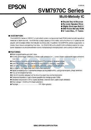 SVM7970C datasheet - MULTI-MELODY IC