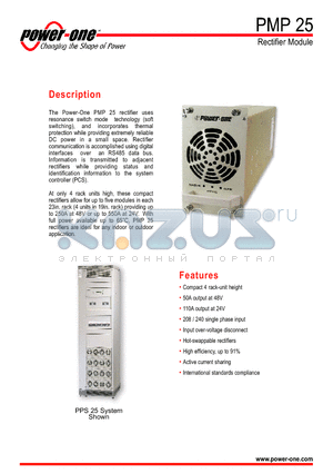 PMP25.24 datasheet - Rectifier Module