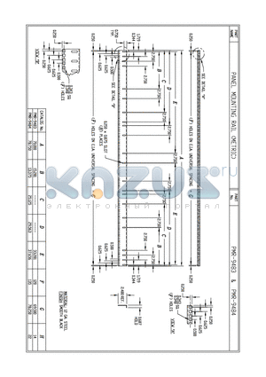 PMR-9484 datasheet - PANEL MOUNTING RAIL (METRIC)