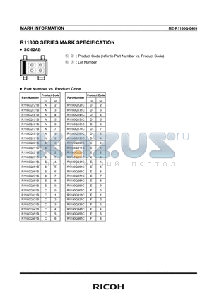 R1180Q271C datasheet - SERIES MARK SPECIFICATION