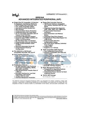 S82091A datasheet - ADVANCED INTEGRATED PERIPHERAL (AIP)