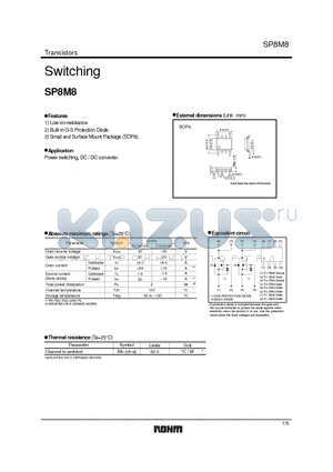 SP8M8 datasheet - Switching