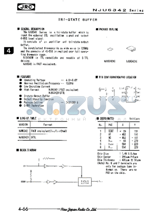 NJU6342XC datasheet - TRI-STATE BUFFER