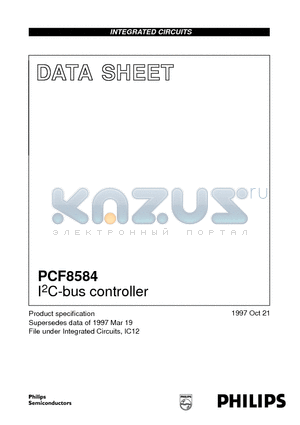 PCF8584P datasheet - I2C-bus controller