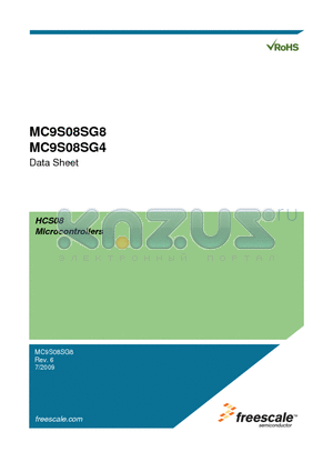 S9S08SG4E2MTJRR datasheet - Microcontrollers