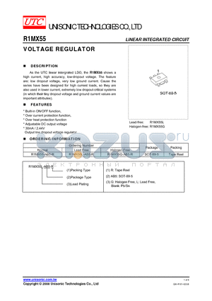 R1MX55-AB5-R datasheet - VOLTAGE REGULATOR