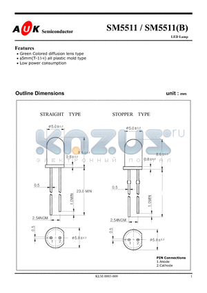 SM5511B datasheet - LED Lamp