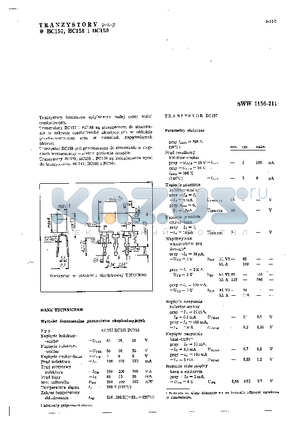 SWW1156-211 datasheet - TRANZYSTORY P-N-P