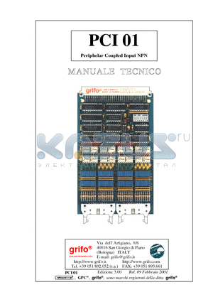 PCI01 datasheet - Periphelar Coupled Input NPN