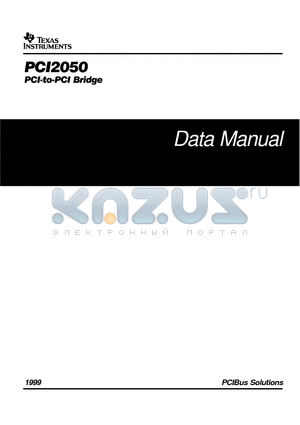 PCI2050 datasheet - PCI-TO-PCI BRIDGE