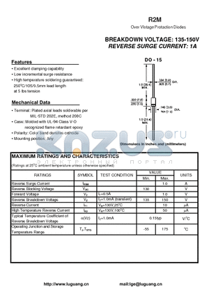 R2M datasheet - Over Vlotage Protaction Diodes