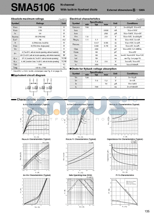 SMA5106_01 datasheet - N-channel With built-in flywheel diode