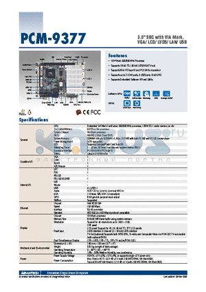 PCM-9377F-Q0A1E datasheet - 3.5