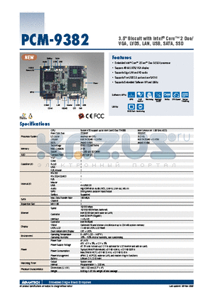 PCM-9382F-S0A1E datasheet - 3.5