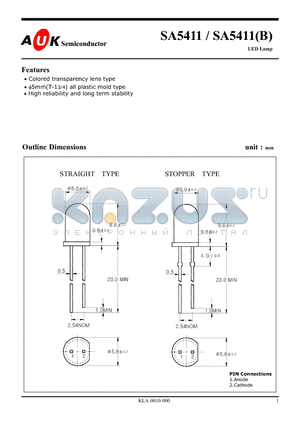 SA5411 datasheet - LED Lamp